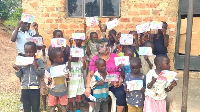Having fun the children
